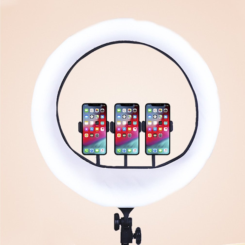 Diffusore di luce ad anello da 18 pollici anello di riempimento portatile anello diffusore di luce paralume fluorescente per riprese di prodotti registrazione Video