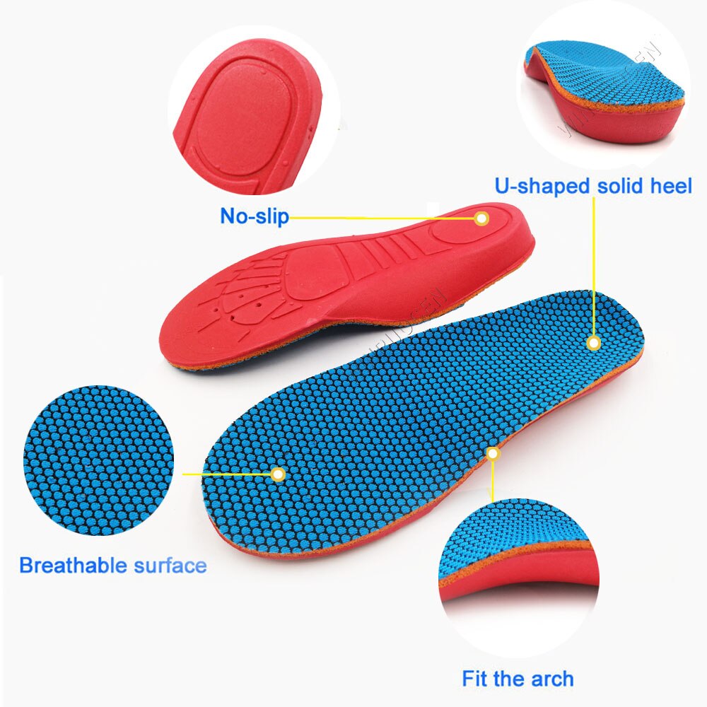 Eva Kids Kinderen Platte Voeten Correctie Arch Ondersteuning Inlegzolen Pads Correctie Gezondheid Voeten Zorg Insert Sportschoenen Pad Care Tool