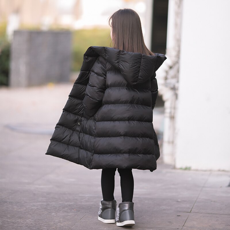 Kinderen Jongens Meisjes Warme Jassen Herfst Winter Kids Lange Dikker Hooded Jassen Kinderen Bovenkleding Katoen Parka Peuter Kleding