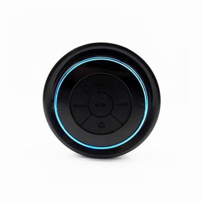 Altavoz estéreo inalámbrico con Bluetooth, dispositivo de audio a prueba de agua para iPhone Xs Max 8 7 Plus, teléfono Xiaomi, portátil, ducha, Radio FM: Azul
