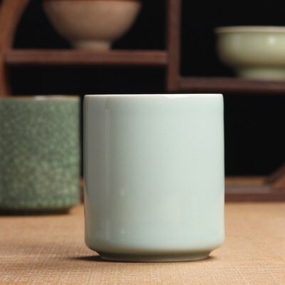 Xícara de chá cerâmica porcelana xícara de chá 240ml tigela de chá mestre caneca de café copo de água copos de chá recipiente de chá copos de puer er presentes: A Style