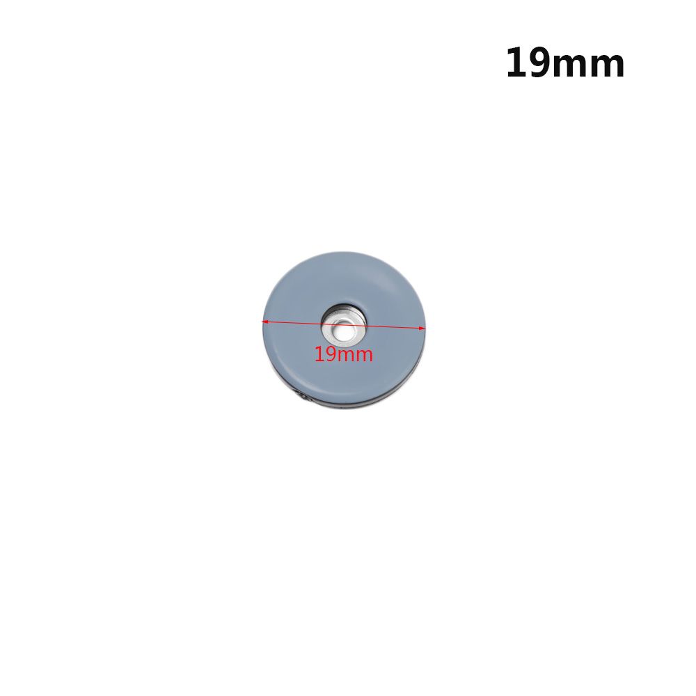 8Pcs Soft Thickening Slider Pad Easy Move Heavy Furniture Table Sofa Bases Protector Legs Anti-abrasion Floor Mat With Screws: 19mm