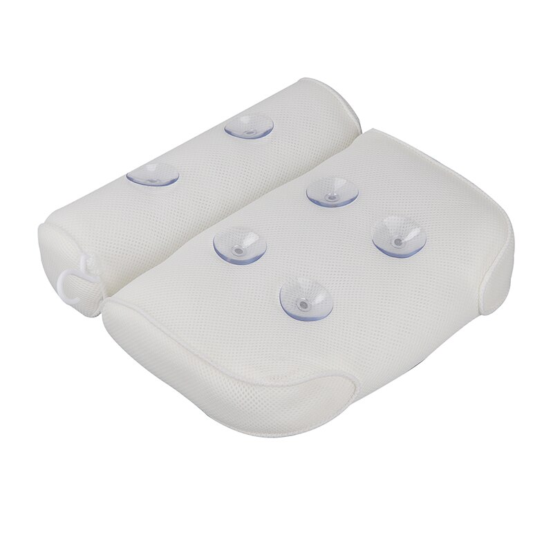 Premium spa -badepude med 4 sugekopper 4 "tyk blød luksus hurtig 2- panel til tørring af skulderhalsstøtte