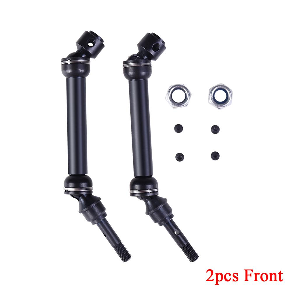 CVD Steel Drive Shaft - Front & Rear - Heavy Duty Metal - for Traxxas 1/10 Slash 4x4