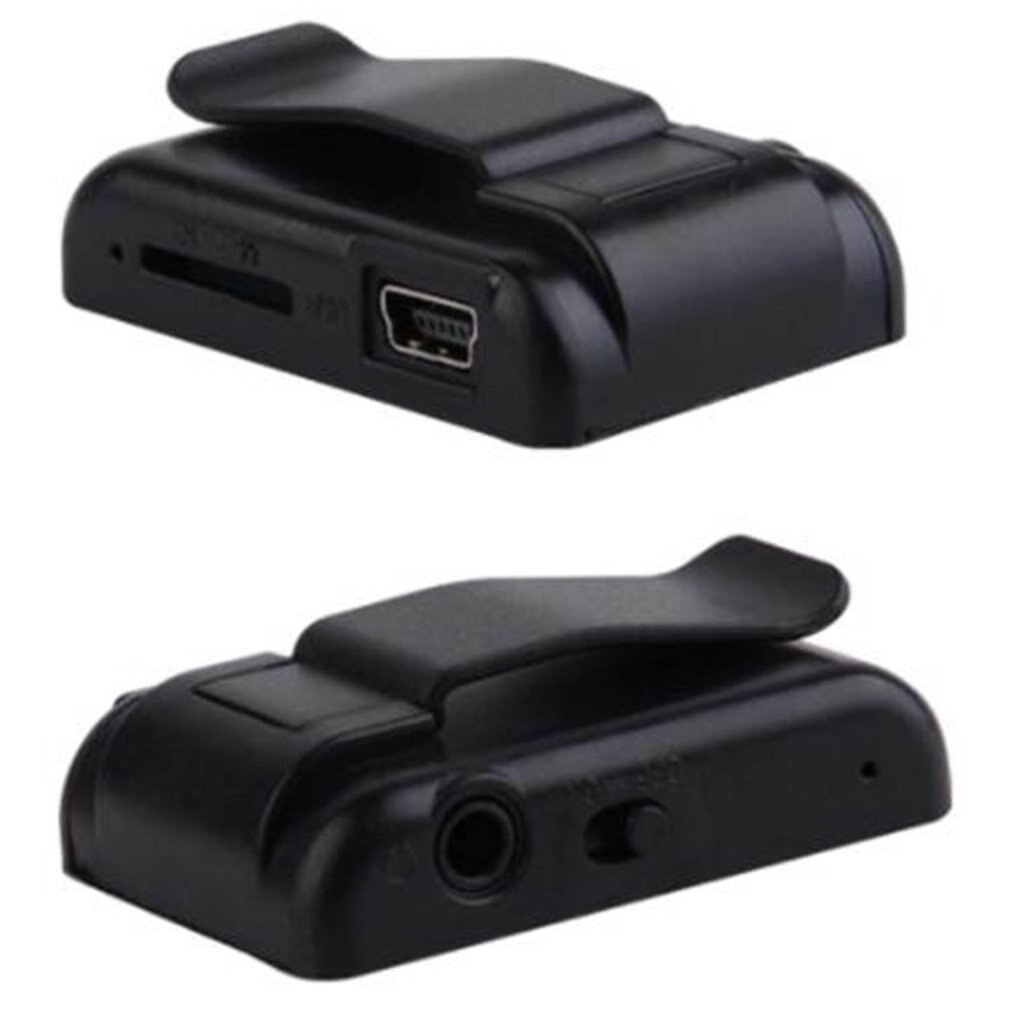 Portable Mini Mirror Clip MP3 Player Music Media Support Micro SD TF Card Hifi MP3 for Outdoor Sports Lithium Battery