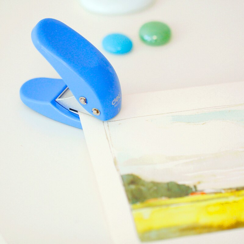 Mini perforateur de papier de 6mm, Type un trou, 1 pièce, accessoires de reliure de papier de bureau, fournitures scolaires A6749
