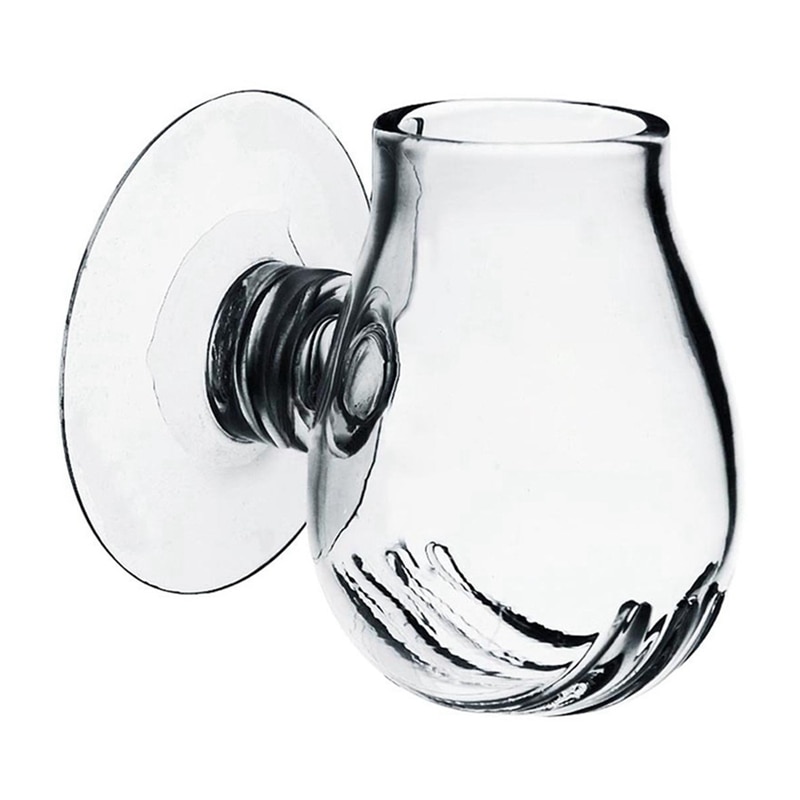 Helder Glas Garnalen Voeden Voedsel Schotel Aquarium Aquarium Glas Voeden Cup Vis Feeder Artemia Eieren Voedsel Voor Aquarium