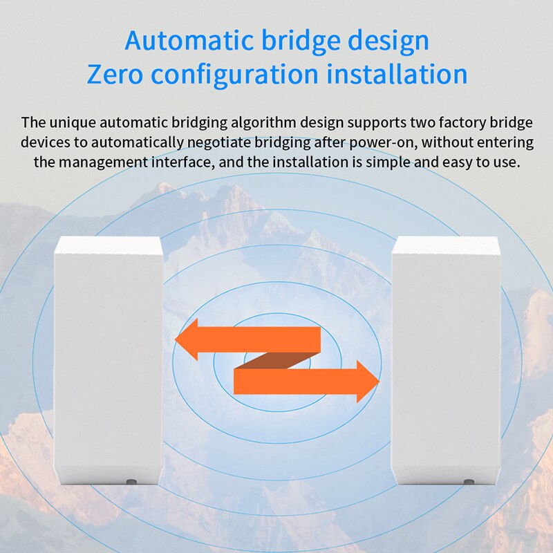 TD TDO2 2km 5GHz 11n 300Mbps Outdoor point-to-point WIFI Bridge With DC&POE power supply 6000kv Outdoor CPE