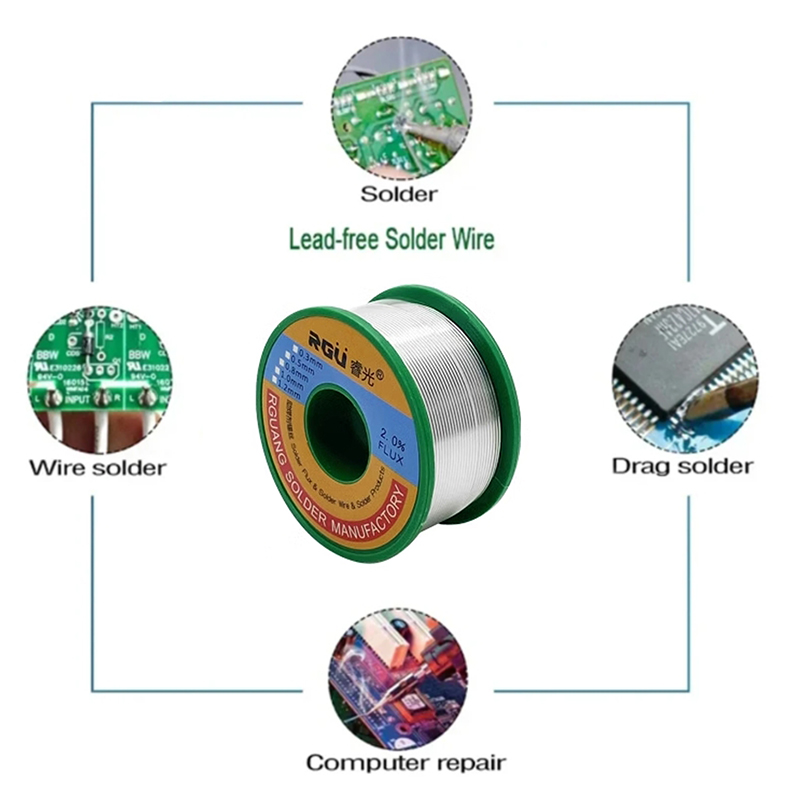 Lead-free low temperature solid core Tin Sn42Bi58 low melting point 138 degrees solder wire Soldering Tin (No Soldering flux)