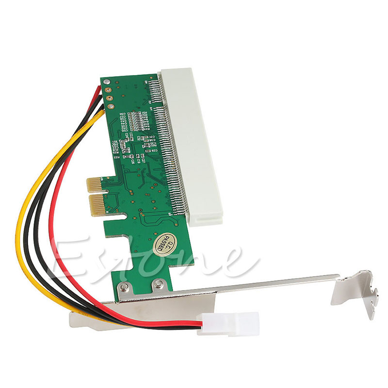BGEKTOTH 4 Pin PCI-Express PCI-E Naar PCI Bus Riser Card Adapter Converter