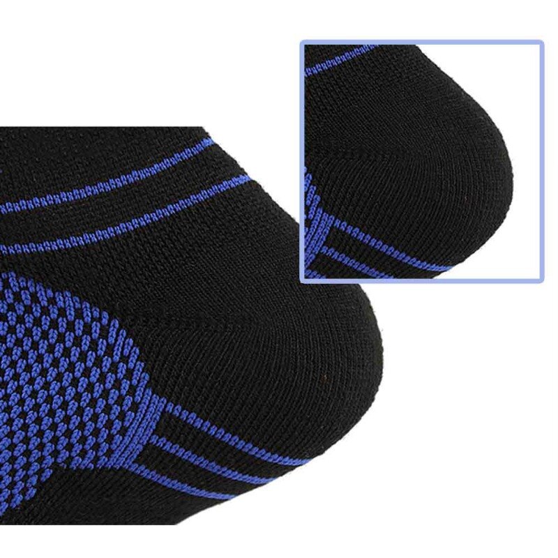 Efterår vinter mænd varme lange sokker fodbold sokker basketball sport anti-slip sokker