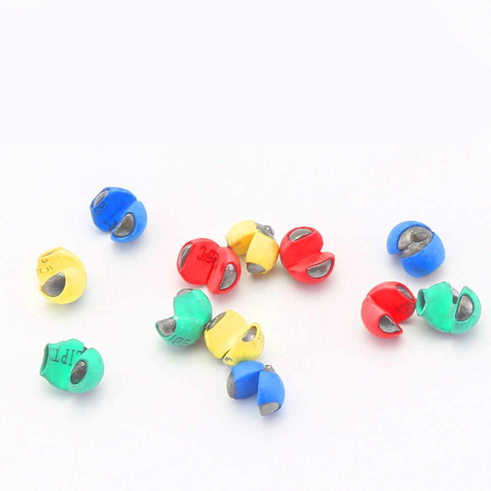 50Pc Lead Sinkers Not Hurt Fishing Line Quick Change Sinker Hook Connector Open Mouth Line Weight Shot Split Raft Fishing Tackle
