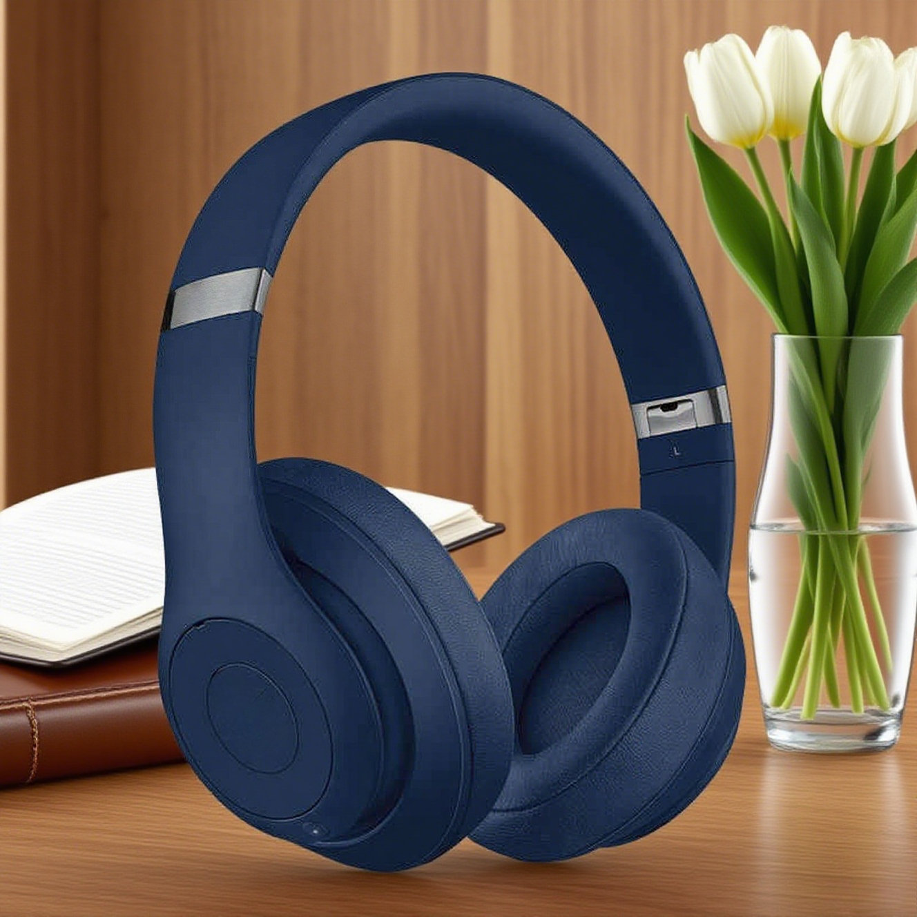 Beas studio 3 langattomat äänitystekniikko b bluetooth-kuulokkeet korvan peittävät monster-melunvaimennuskuulokkeet: Punainen