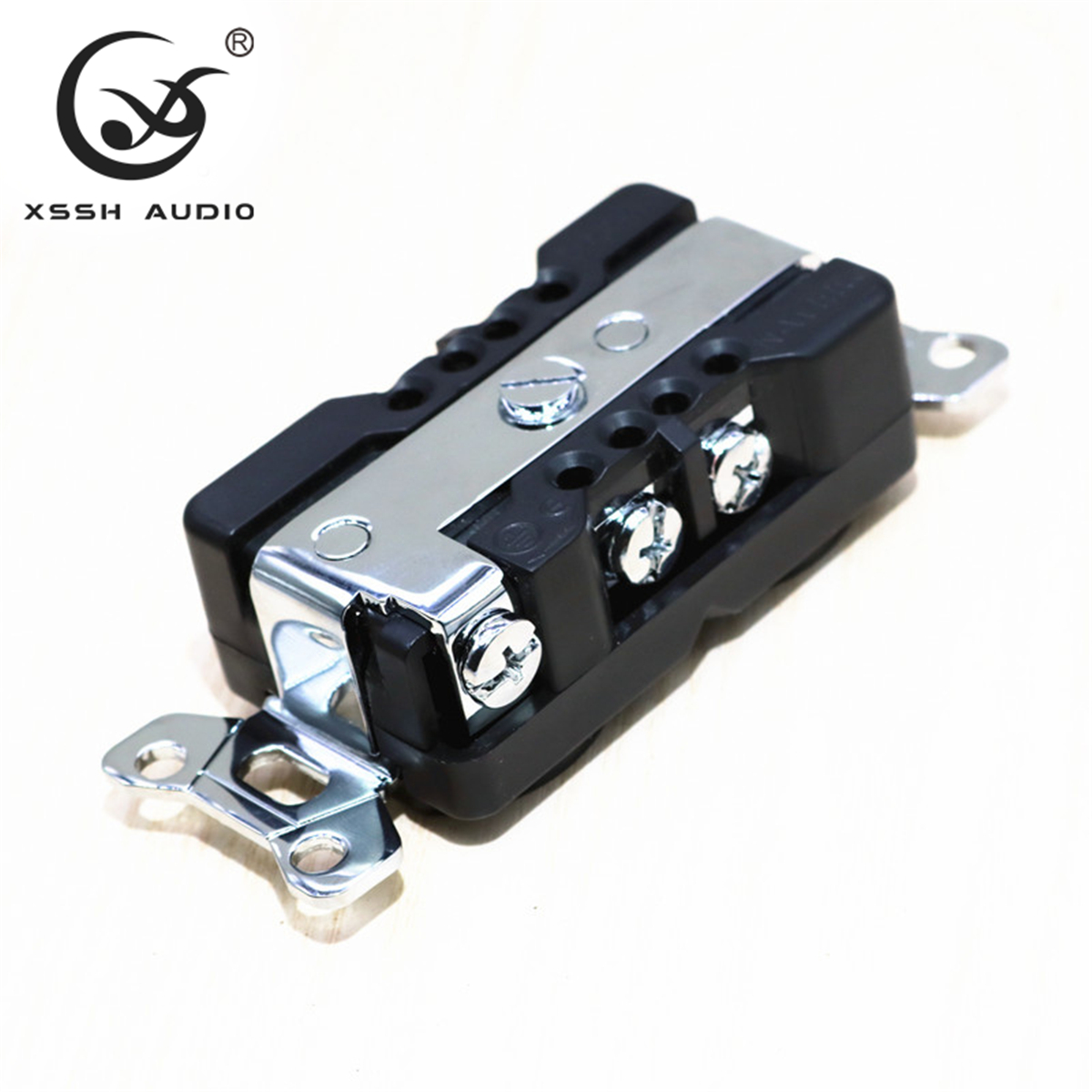 Electrical Outlet - 20A 125V USA Standard - Pure Copper Gold/Rhodium Plated - Surge & Overload Protection