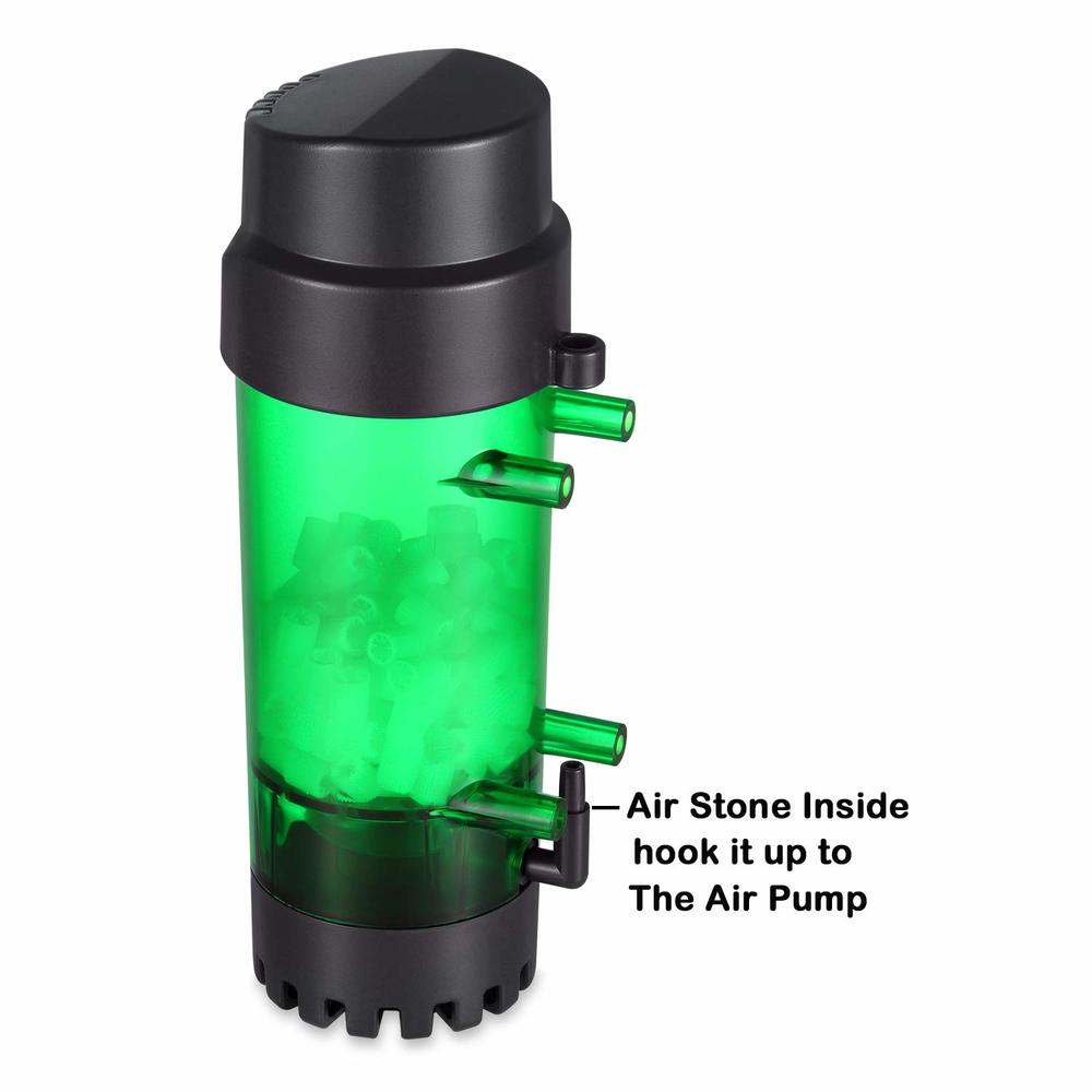 Wervelbed Moving Bed Filter Bubble Bio Media Reactor voor Aquarium