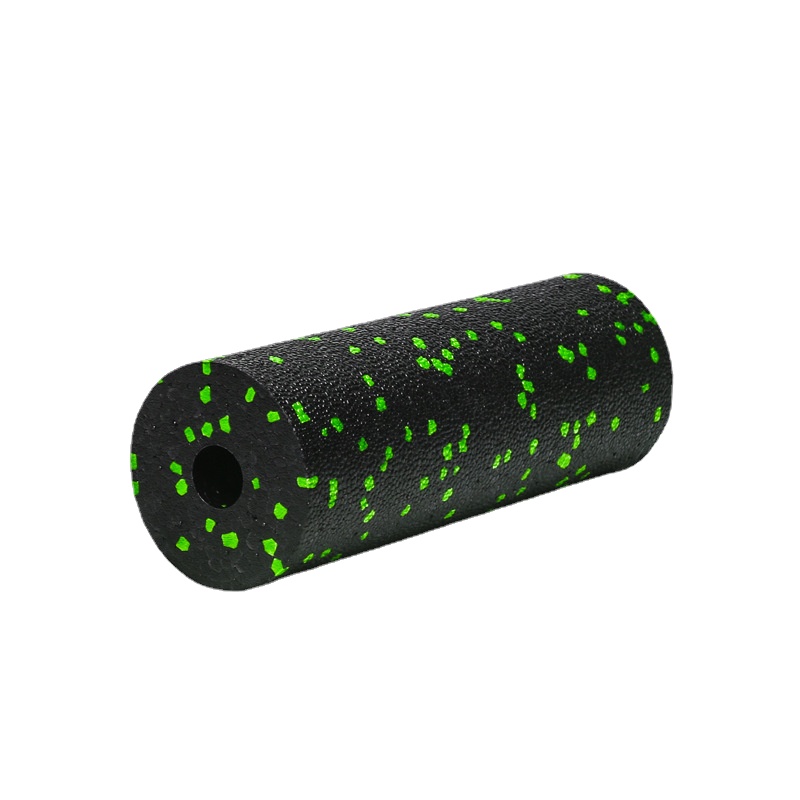 Mini EPP Hollow Yoga Foam Block Massage Roller Block Yoga Column Balance Axis Massage Roller Relax Exercise Fitness Equipment: black
