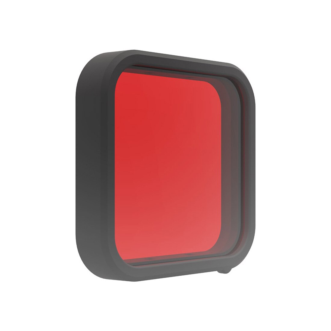 BGNing-Filtros de colores para cámara Gopro Hero 8, funda negra impermeable, filtro cuadrado de buceo, rojo, rosa, Morado, 3 uds.