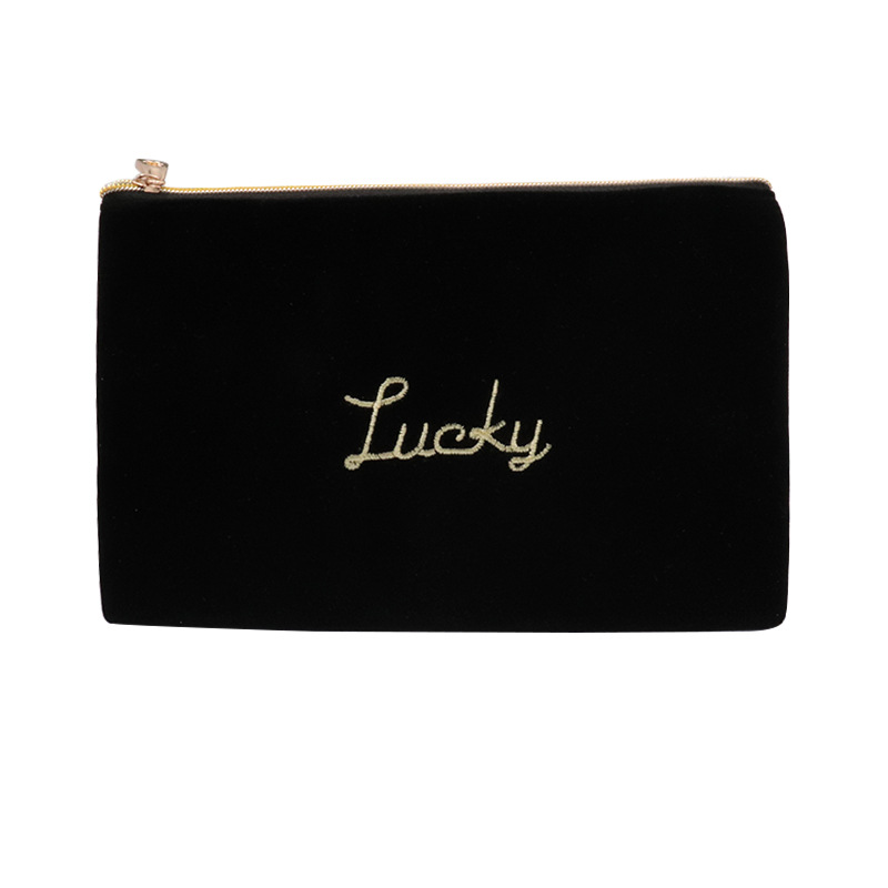 Vrouwen Rits Fluwelen Make-up Tas Reizen Grote Cosmetische Tas voor Make-up Effen Kleur Vrouwelijke Make-up Pouch Benodigdheden Opbergtas