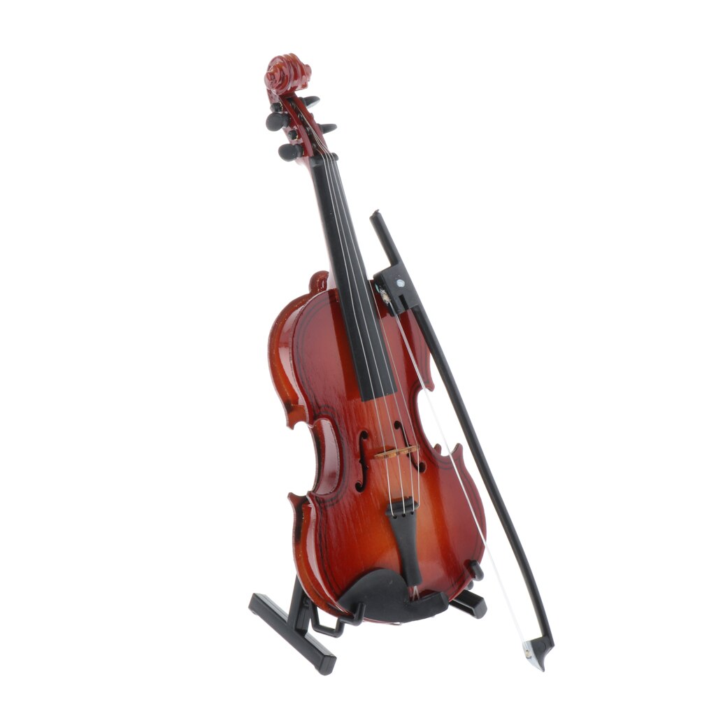 Handcrafts Miniature Violin Model Collectible, 1/6 Scale Mini Instrument for Enterbay Action Figures