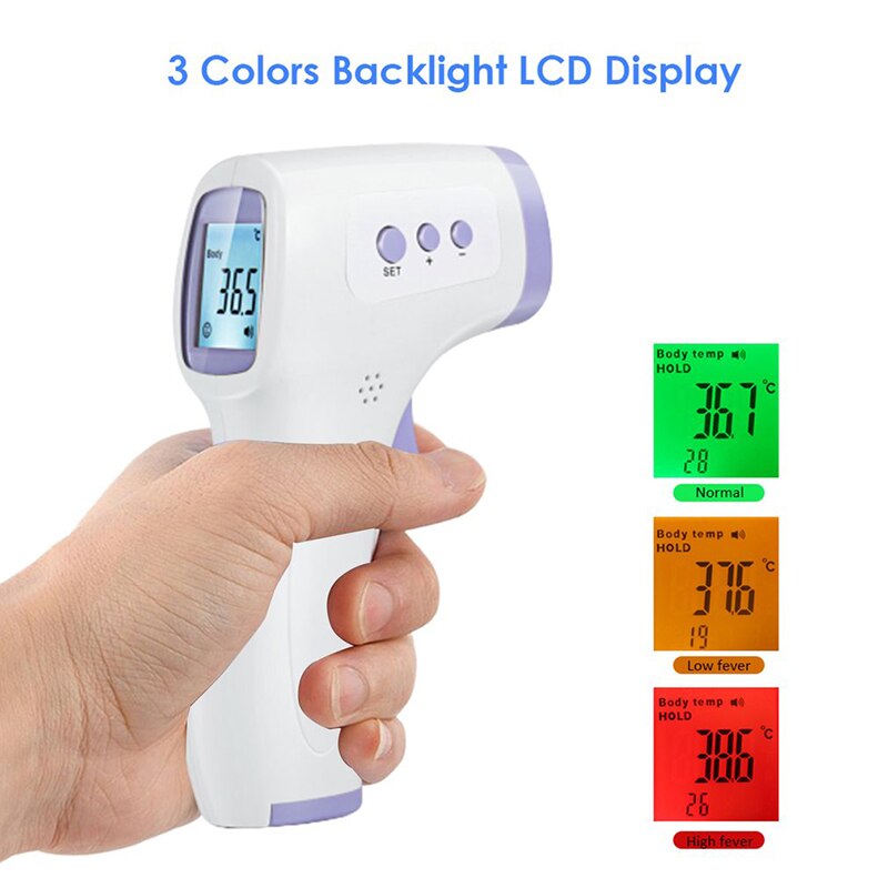 electric thermometer measure body temperature digital infrarred forehead thermometer non contact children thermometer