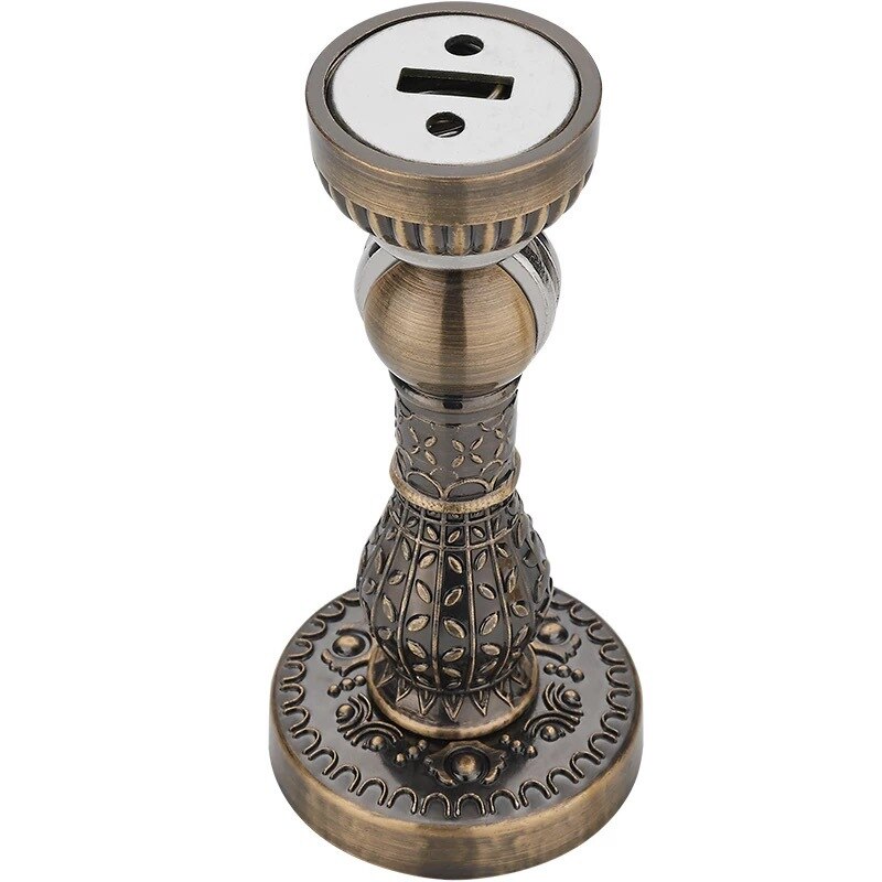 Retro Zinklegering Magnetische Deur Stop Stopper Holder Catch Floor Deur Demper Deurstopper