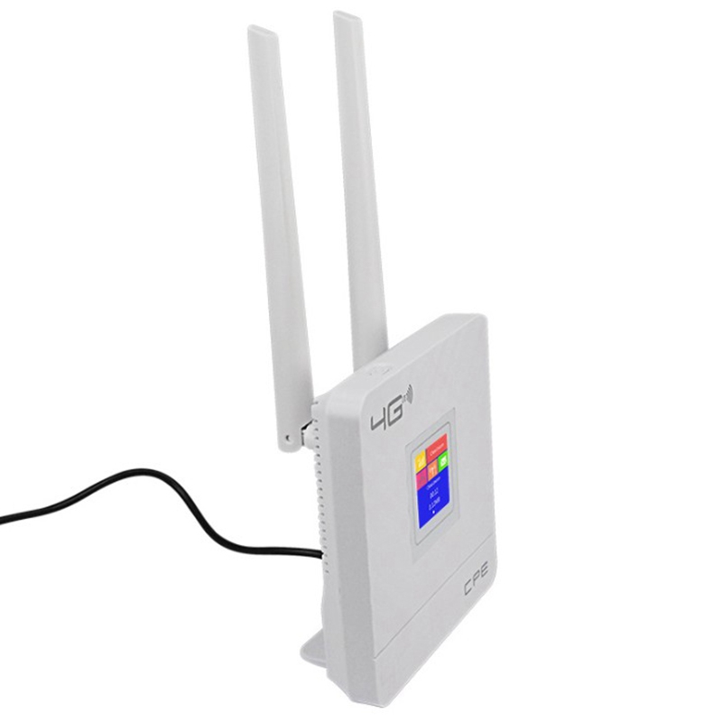 4G LTE WiFi Router - Portable Hotspot CPE903-1 - Dual External Antennas - SIM Card Slot - WAN/LAN Port