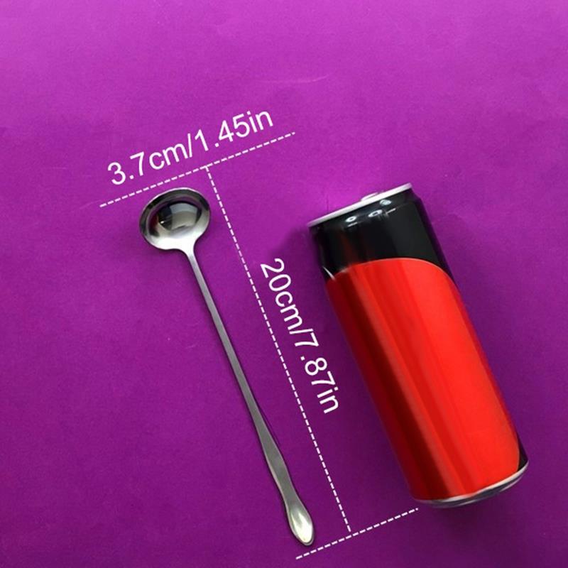 Durable Stirring Spoon Stainless Steel Long Handle Mixing Spoon Cocktail Shaker Spoon Ice Cream Tool Kitchen Accessories