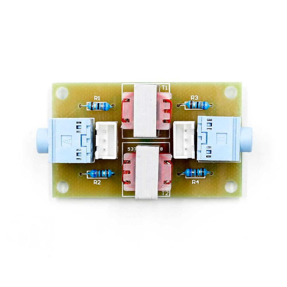 XH-M372 Stereo /Audio Isolator Vehicle Common Ground Suppression Interference Noise Isolation Module Transformer Coupler