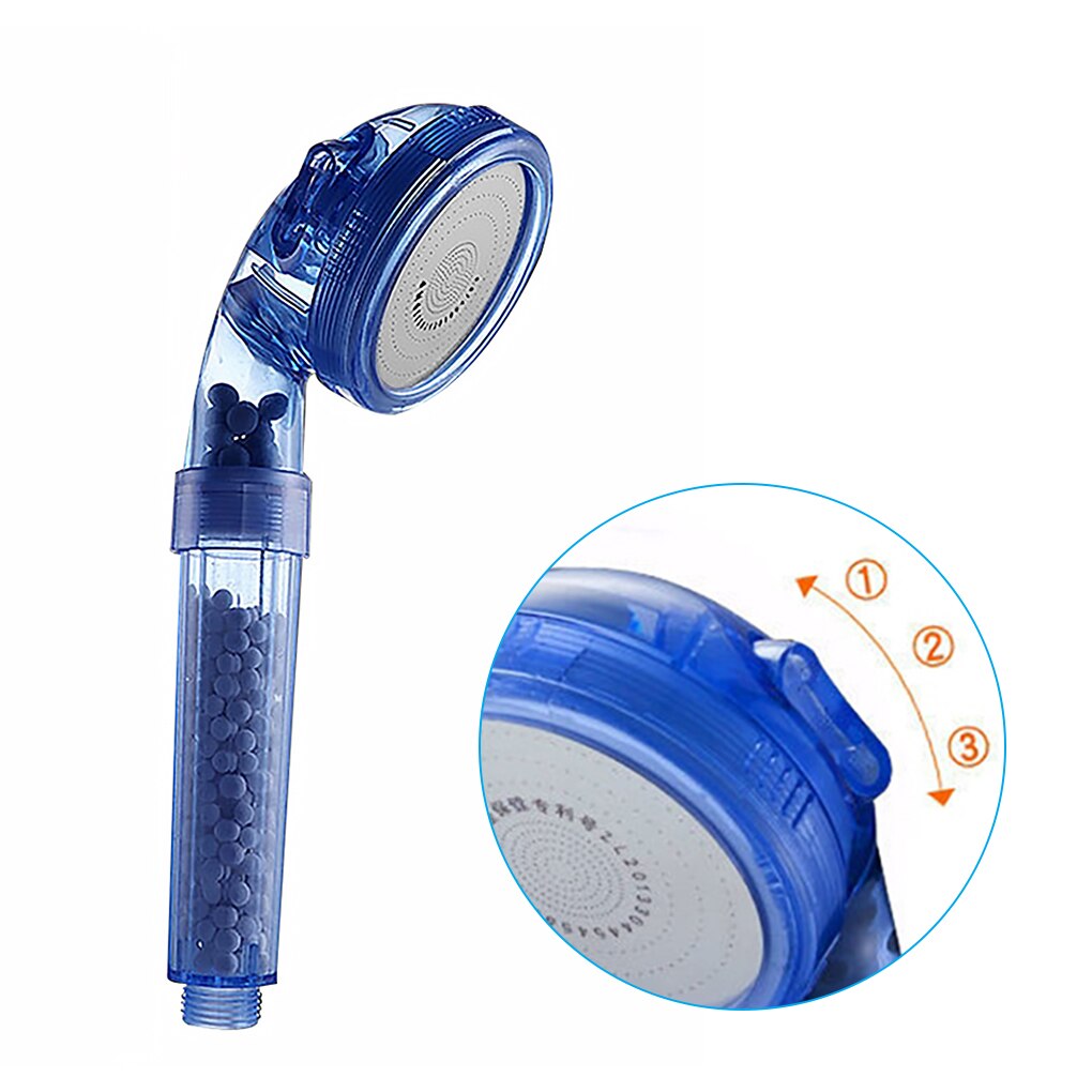 Negative Ion Shower head Home Hotel ABS Handheld Showers Head Pressurized Nozzle Detachable Bathing Sprayer Bathroom Accessories