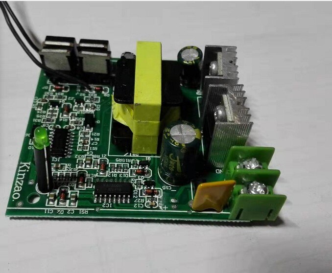 100w 12v à 220v 50hz onduleur carte DC-AC Booster carte cc à ca
