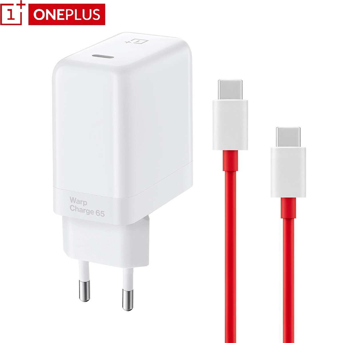 Oneplus Charger 65W Surper Snel Opladen Voor Een Plus 9 Pro 9R 8T + 5G Warp Lading 65W Power Adapter Met Type C Naar Type C Kabel