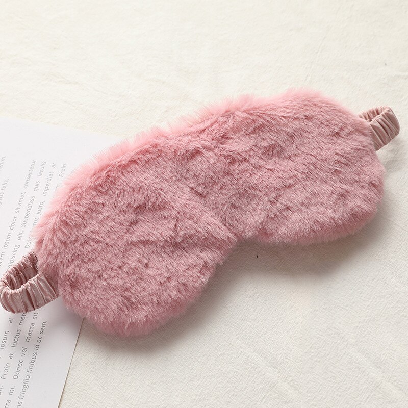 Sleeping Mask Sleeping Blindfold Soft Plush Eye Masks Cute Love Cloud Eye Cover Plush Mask Eyepatch Nap Health Eye Cover