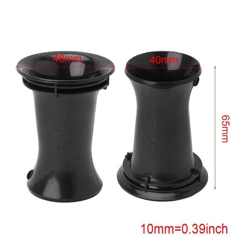 2 kpl kaiutinportti putki bassorefleksi tuuletusliitin 3-5 " 42 x 65mm subwoofer woofer box tarvikkeet