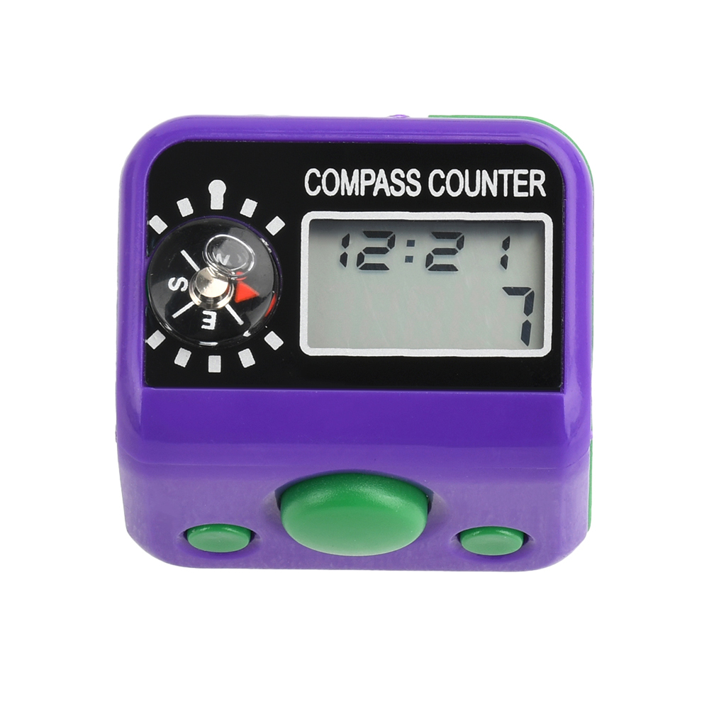 Contador de dedo con conteo de 5 dígitos, 0-99999, tipo anillo portátil, pantalla Digital Manual electrónica, contador de botones para almacén