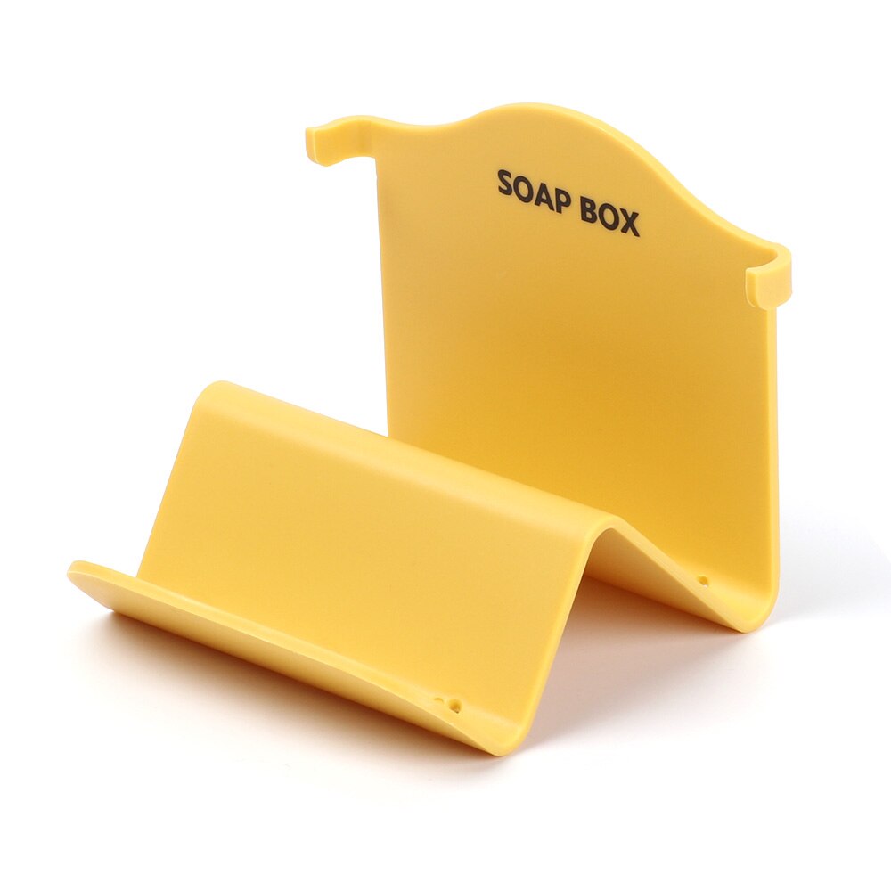 1PC Paste Style Mobile Phone Charging Holder Bracket For IPhone Keyring Wall Mount Stand Universal Practical Wall Storage Shelf: type 5 yellow