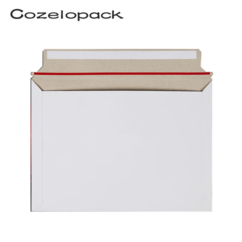 Paquete de 10 sobres de cartón rígidos para buzones de 320x230mm, cartulina, fiberboard