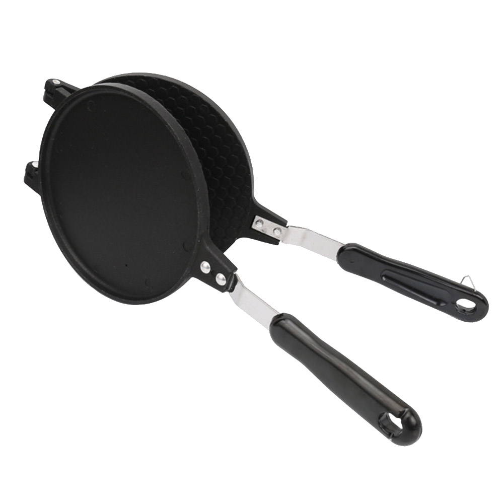 Gas Non Stick Eggs Roll Pancake Cone Double Side Griddle DIY Mold Kitchen Ice Cream Baking Pan Waffle Maker Aluminum Alloy Round