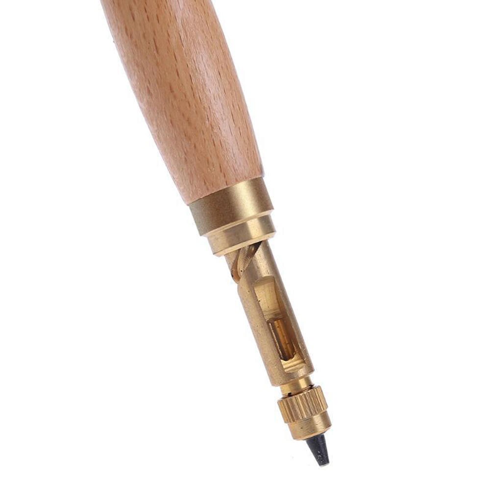 6 in 1 Automatische Loch Punch Cutter Buch Bohrer Nähen puncher Leder Dreh Handwerk Werkzeuge Holz + Legierung