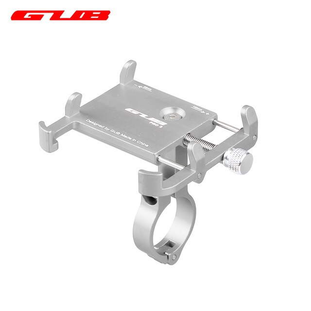 GUB pro2 Manubrio Della Bicicletta Della Lega di Alluminio Supporto Del Telefono mobile per 3.5-6.2 pollici per Smartphone GPS MTB Della Bici Del Basamento Del Motociclo estensore: argento