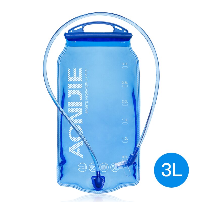 Aonijie  sd51 vandreservoir vandblære hydratiseringspakke opbevaringspose bpa fri  - 1l 1.5l 2l 3l løbende hydrering vest rygsæk: 3 l