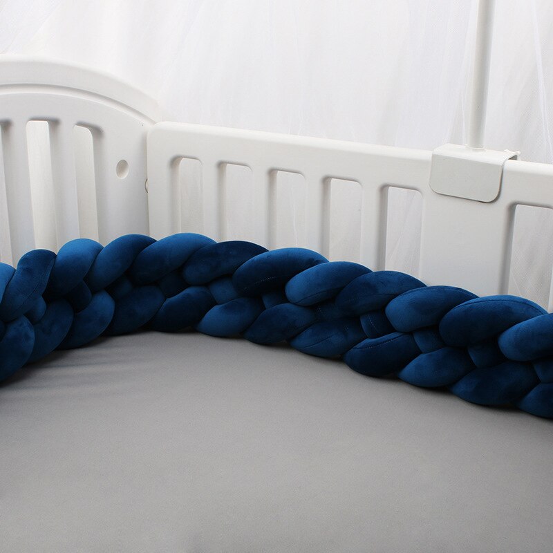 220CM nordisch Babybett flechten Stoßstange Art Zimmer Baby Bett umgeben Seite Beschützer freundlicher Schlafzimmer Dekoration Tour De zündete bebe Tresse: 5-220CM