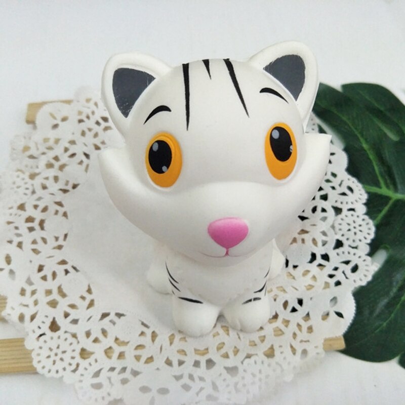 Kawaii 12CM Big Tiger Squishy Jumbo Slow Rising Soft Phone Decor Funny Vent Toy: Default Title