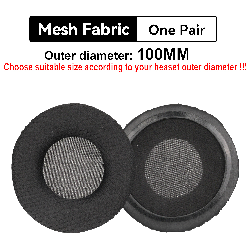 Universal Earpads 90mm Universal 100mm 85mm For Headphone Mesh Earpads 100mm Audio Technica 70mm Earpads: Dark Orange