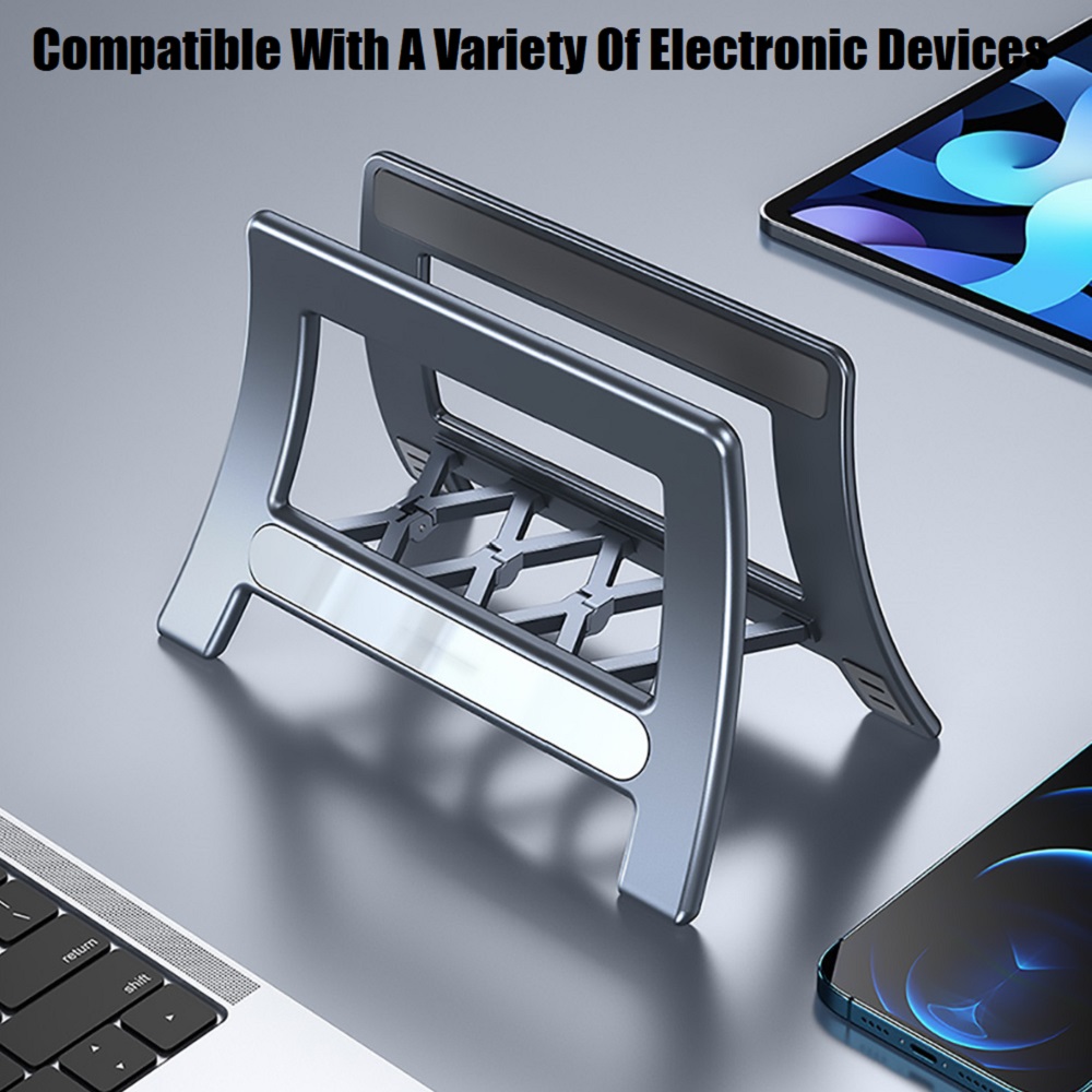 Pc Laptop Stand Zwaartekracht Aanpassing Draagbare Verticale Verstelbare Notebook Mount Ondersteuning Base Houder Voor Macbook Ipad Samsung
