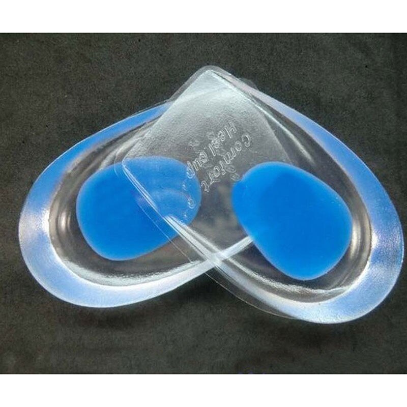 1Pair Silicone Orthopedic Hallux Valgus Height Increase Insoles Massaging Invisible Half Foot Pad Shoe Lift Manicure Pedicure