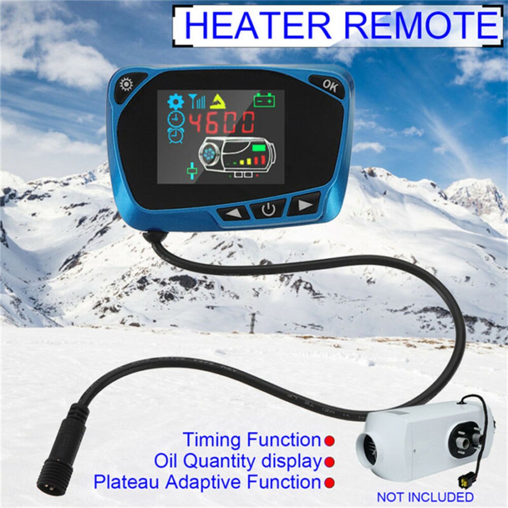 12V LCD Display Monitor Switch Remote Control Accessories Fit For Car Track Diesel Air Heater Car Parking Heater Controller