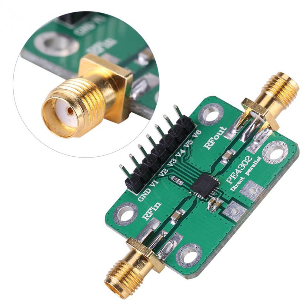 PE4302 numerisch Kontrolle RF Abschwächer Modul parallel sofortige/Seriellen Modus Bandbreite 1MHz-4GHz 0 ~ 31,5 DB