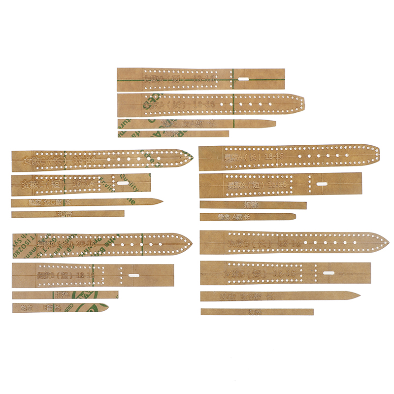 Akrylowy pasek robić zegarka szablon szablon przezroczysty DIY skórzane narzędzie rzemieślnicze strona główna DIY dostarcza 5 stylów