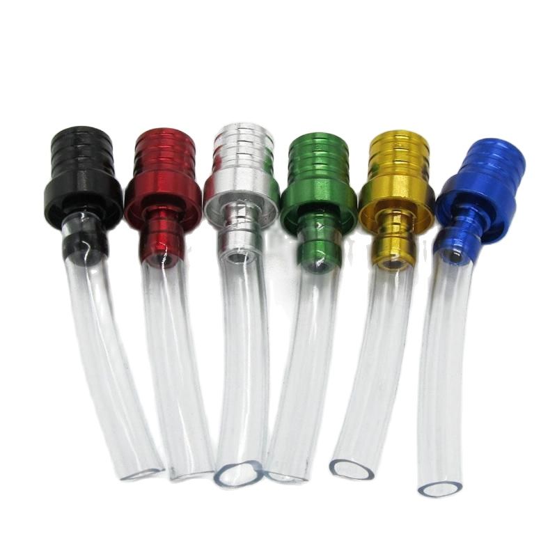 Tubo de manguera de ventilación de combustible de motocicleta, tapa de combustible de aleación de aluminio para ATV, tapa de tanque de combustible, 1 Uds.