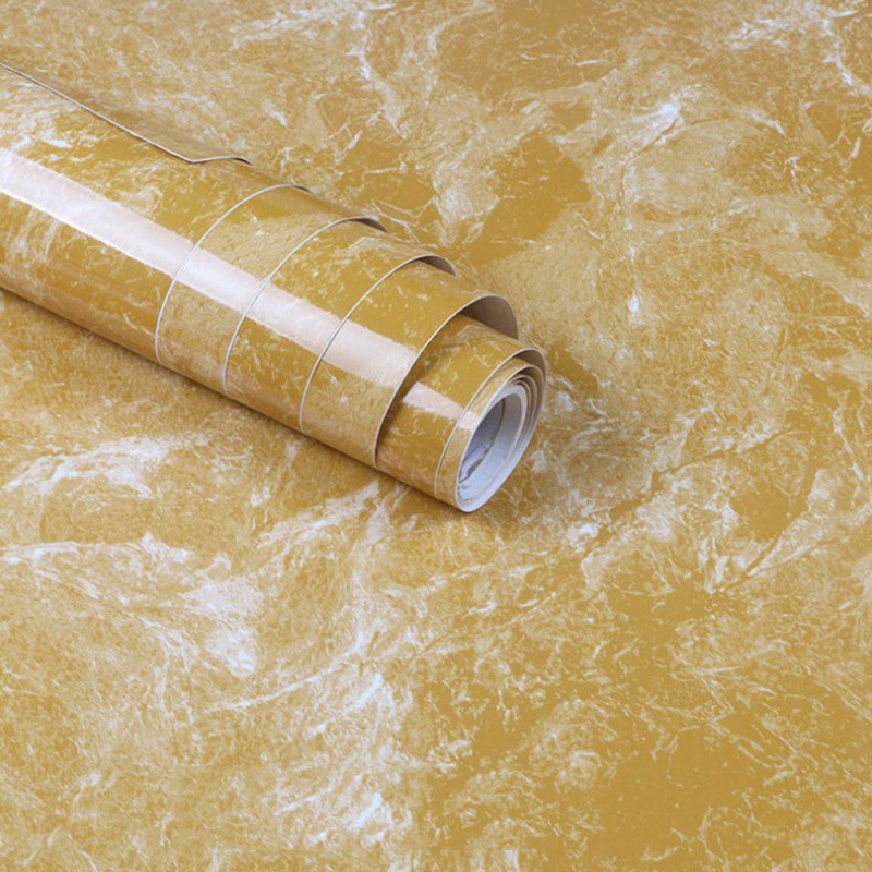 Kitchen Backsplash Wallpaper Stickers, Waterproof Self Adhesive Aluminum Foil Oil Proof Heat-resistance Wall Stickers For Decor